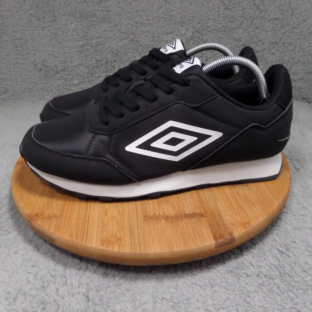 Umbro Addison Black and White Trainers Sneakers Men's Size 11 Sneakers - Picture 3 of 8